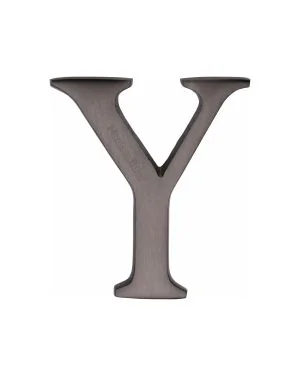 Heritage Brass Alphabet Y Pin Fix 51mm (2") Matt Bronze Finish