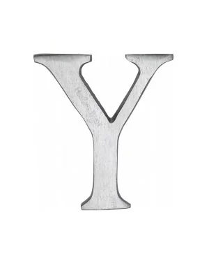 Heritage Brass Alphabet Y Rear Fix 51mm (2") Satin Chrome finish