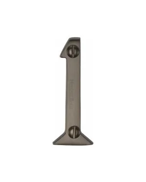Heritage Brass Numeral 1 Face Fix 51mm (2") Matt Bronze finish