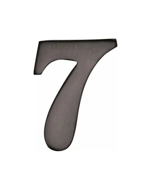 Heritage Brass Numeral 7 Self Adhesive 51mm (2") Matt Bronze finish