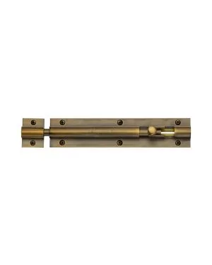 Heritage Brass Door Bolt Straight 6 x 1.25 Antique finish