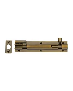 Heritage Brass Door Bolt Necked 6 x 1.25 Antique finish