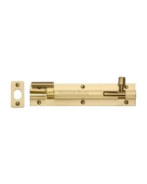 Heritage Brass Door Bolt Necked 6 x 1.25 Satin Brass finish
