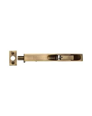 Heritage Brass Door Bolt Flush Fitting 8" x .3/4" Antique finish
