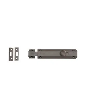 Heritage Brass Door Bolt Flat 6" Matt Bronze finish