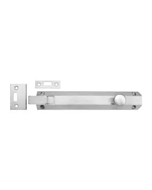 Heritage Brass Door Bolt Necked Flat 8 Satin Chrome finish