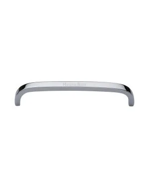 Heritage Brass Cabinet Pull D Shaped 152mm Polished Chrome finish