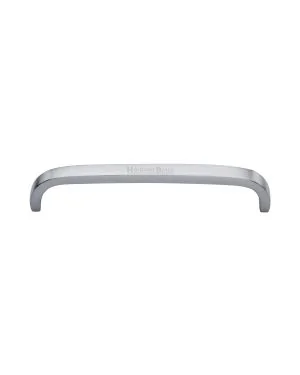Heritage Brass Cabinet Pull D Shaped 152mm Satin Chrome finish