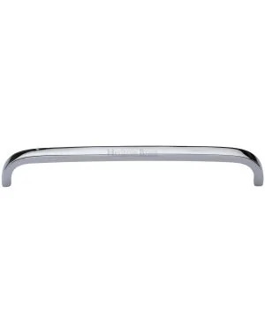 Heritage Brass Cabinet Pull D Shaped 203mm Polished Chrome finish