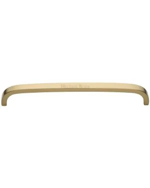 Heritage Brass Cabinet Pull D Shaped 203mm CTC Satin Brass Finish
