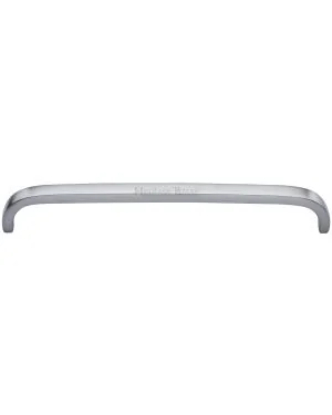 Heritage Brass Cabinet Pull D Shaped 203mm Satin Chrome finish