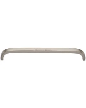 Heritage Brass Cabinet Pull D Shaped 203mm Satin Nickel finish