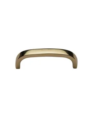Heritage Brass Cabinet Pull D Shaped 89mm Polished Brass finish