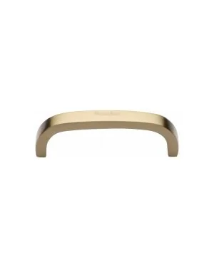 Heritage Brass Cabinet Pull D Shaped 89mm CTC Satin Brass Finish