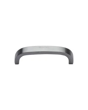 Heritage Brass Cabinet Pull D Shaped 89mm Satin Chrome finish