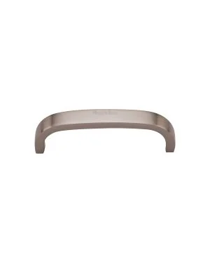 Heritage Brass Cabinet Pull D Shaped 89mm Satin Nickel finish