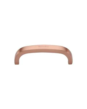 Heritage Brass Cabinet Pull D Shaped 89mm CTC Satin Rose Gold Finish