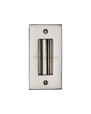 Flush Pull Handle 4" Polished Nickel finish