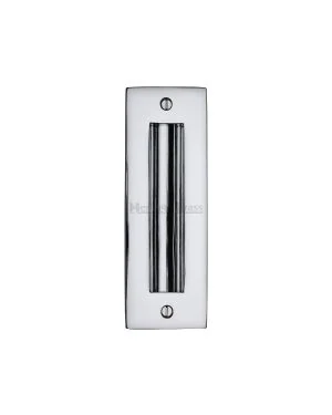 Heritage Brass Flush Pull 6" Polished Chrome finish