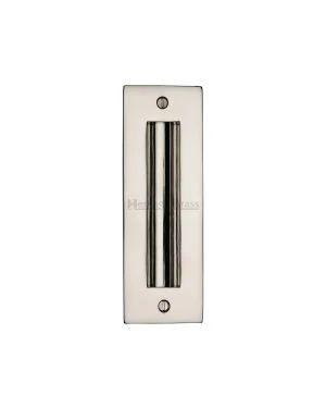 Flush Pull Handle 6" Polished Nickel finish