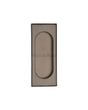 Flush Pull Handle 105mm Matt Bronze Finish