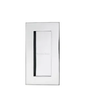 4 Flush Handle Polished Chrome