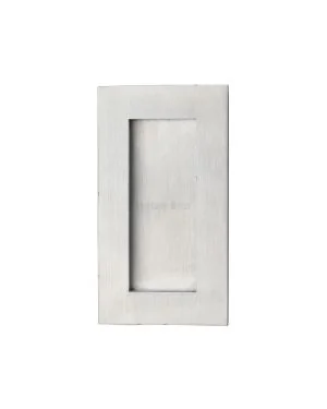 4 Flush Handle Satin Chrome