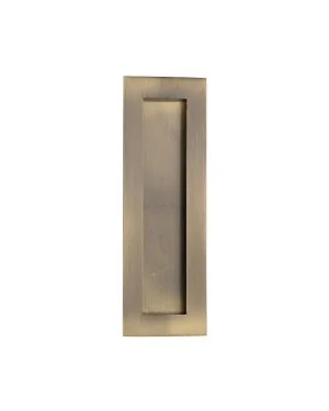6" Flush Handle Antique Brass