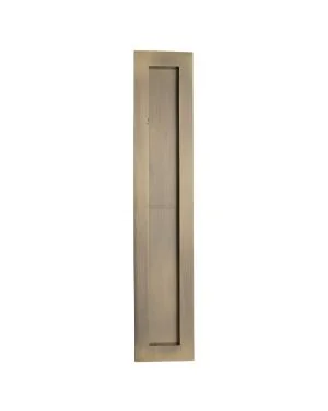 12" Flush Handle Antique Brass