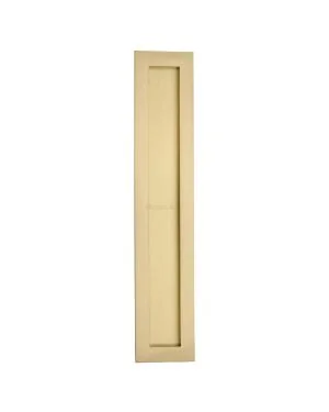 12" Flush Handle Satin Brass