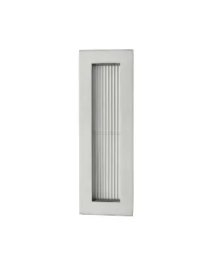 Reeded Rectangular Flush Pull 175 x 58mm Satin Chrome finish