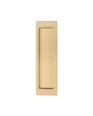 Flush Pull 197mm Satin Brass finish