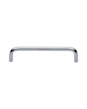 Heritage Brass Cabinet Pull Wire Design 128mm CTC Polished Chrome Finish