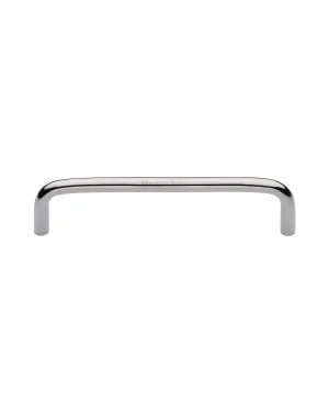 Heritage Brass Cabinet Pull Wire Design 128mm CTC Polished Nickel Finish