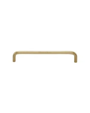 Heritage Brass Cabinet Pull Wire Design 152mm CTC Satin Brass Finish