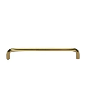 Heritage Brass Cabinet Pull Wire Design 160mm CTC Polished Brass Finish