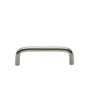 Heritage Brass Cabinet Pull Wire Design 96mm CTC Polished Nickel Finish
