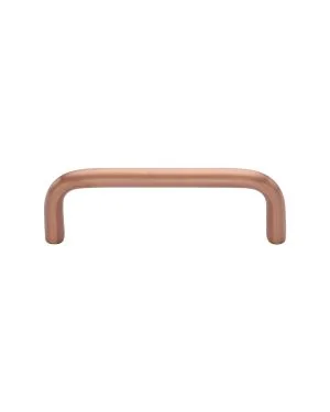 Heritage Brass Cabinet Pull Wire Design 96mm CTC Satin Rose Gold Finish