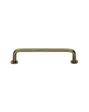 Heritage Brass Cabinet Pull Wire Design with 16mm Rose 128mm CTC Antique Brass Finish