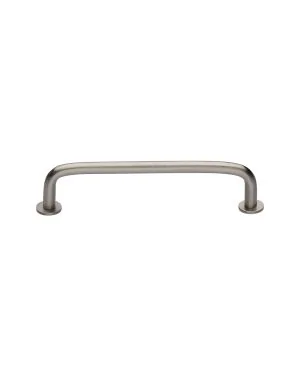 Heritage Brass Cabinet Pull Wire Design with 16mm Rose 128mm CTC Satin Nickel Finish