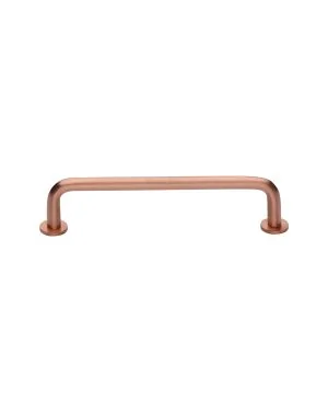 Heritage Brass Cabinet Pull Wire Design with 16mm Rose 128mm CTC Satin Rose Gold Finish