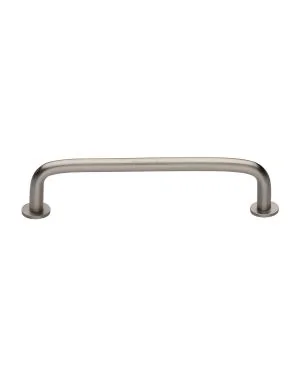 Heritage Brass Cabinet Pull Wire Design with 16mm Rose 160mm CTC Satin Nickel Finish