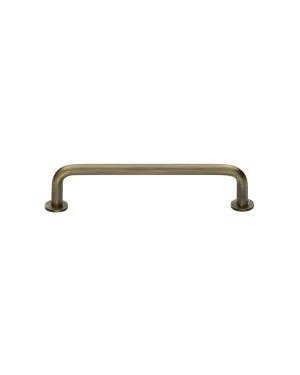 Heritage Brass Cabinet Pull Wire Design with 16mm Rose 96mm CTC Antique Brass Finish