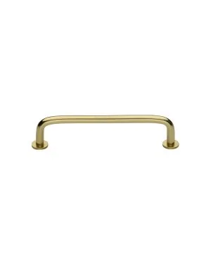 Heritage Brass Cabinet Pull Wire Design with 16mm Rose 96mm CTC Polished Brass Finish