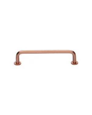 Heritage Brass Cabinet Pull Wire Design with 16mm Rose 96mm CTC Satin Rose Gold Finish