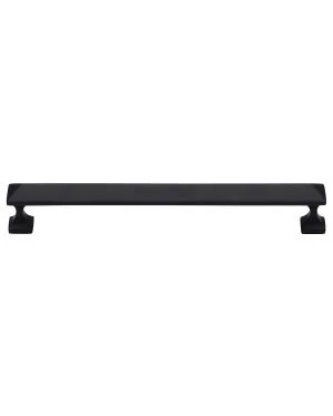 Heritage Brass Cabinet Pull Pyramid Design 203mm CTC Matt Black Finish
