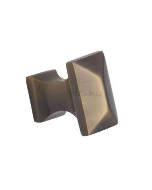Heritage Brass Cabinet Knob Anvil Design 22mm Antique finish