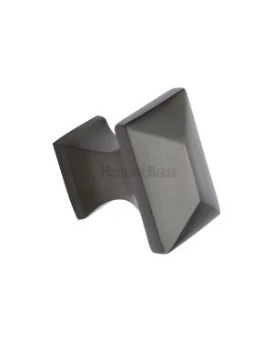 Heritage Brass Cabinet Knob Anvil Design 35mm Matt Bronze Finish