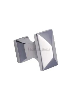 Heritage Brass Cabinet Knob Anvil Design 22mm Polished Chrome finish