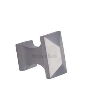 Heritage Brass Cabinet Knob Anvil Design 22mm Satin Chrome finish